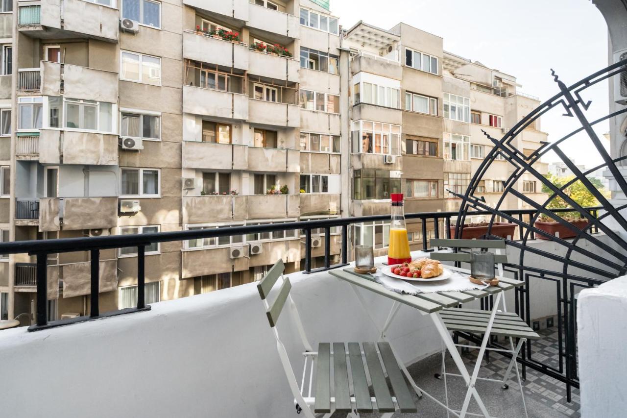 Cismigiu Serenity: 1Br Flat With Scenic Balcony Bucharest Exterior photo